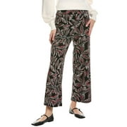 Jones New York womens Wide Leg Crop Pant, m, Brown
